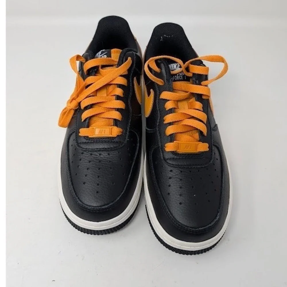 Nike‎ Air Force 1 Low Women's sz 7 black and orange Sneakers
